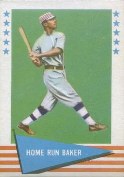 1961 Fleer Baseball Greats (F418-3) #6 Home Run Baker Front