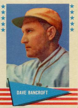 1961 Fleer Baseball Greats (F418-3) #7 Dave Bancroft Front