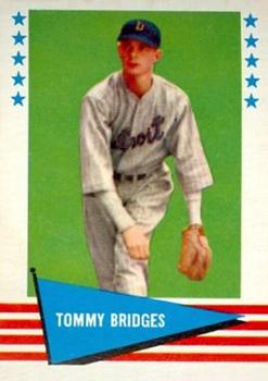 1961 Fleer Baseball Greats (F418-3) #95 Tommy Bridges Front