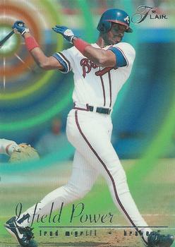 1995 Flair - Infield Power #5 Fred McGriff Front