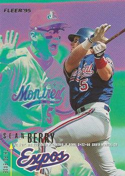 1995 Fleer #345 Sean Berry Front