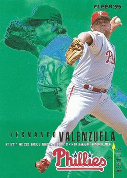 1995 Fleer #406 Fernando Valenzuela Front