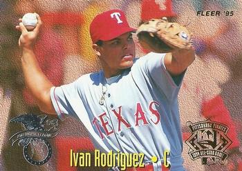 1995 Fleer - All-Stars #1 Ivan Rodriguez / Mike Piazza Front