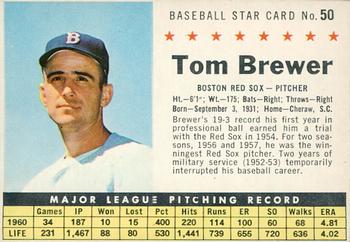 1961 Post Cereal (F278-33) #50 Tom Brewer Front