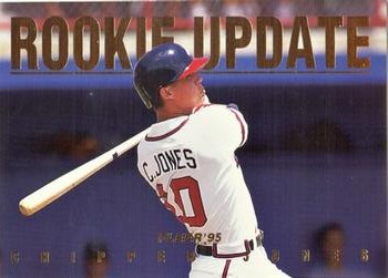 1995 Fleer Update - Rookie Update #5 Chipper Jones Front