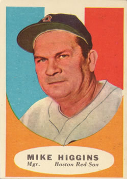 1961 Topps #221 Mike Higgins Front