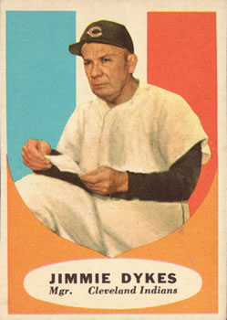 1961 Topps #222 Jimmie Dykes Front