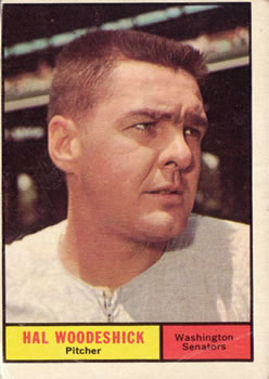 1961 Topps #397 Hal Woodeshick Front
