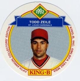 1992 King B Discs #4 Todd Zeile Front