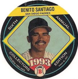 1993 King B Discs #6 Benito Santiago Front