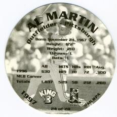 1997 King B Discs #24 Al Martin Back