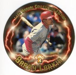 1998 Pacific King B Discs #25 Barry Larkin Front