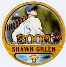 2000 Pacific King B Discs #9 Shawn Green Front