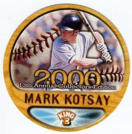 2000 Pacific King B Discs #10 Mark Kotsay Front