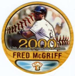 2000 Pacific King B Discs #12 Fred McGriff Front