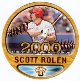 2000 Pacific King B Discs #24 Scott Rolen Front