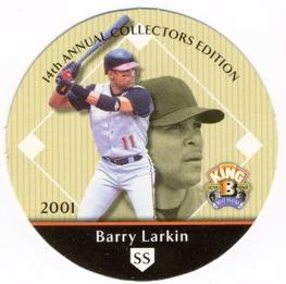 2001 Playoff King B Discs #NNO Barry Larkin Front