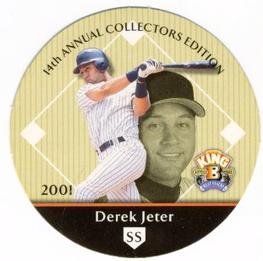 2001 Playoff King B Discs #NNO Derek Jeter Front