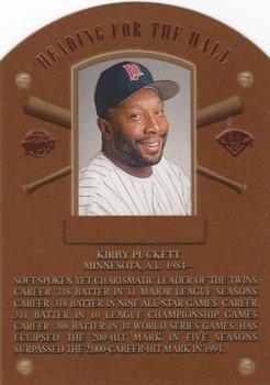 1995 Leaf - Heading for the Hall #5 Kirby Puckett Front