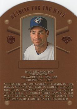 1995 Leaf - Heading for the Hall #8 Paul Molitor Front