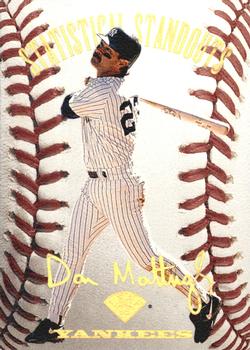 1995 Leaf - Statistical Standouts #3 Don Mattingly Front