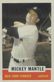 1962 Bazooka #NNO Mickey Mantle Front
