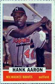 1962 Bazooka #NNO Hank Aaron Front