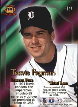 1995 Pacific Prism #49 Travis Fryman Back