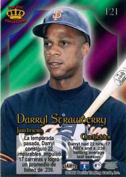 1995 Pacific Prism #121 Darryl Strawberry Back