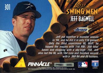 1995 Pinnacle #301 Jeff Bagwell Back