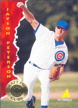 1995 Pinnacle #176 Jayson Peterson Front