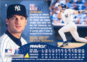 1995 Pinnacle #9 Pat Kelly Back