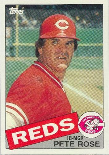 1985 Topps Super #32 Pete Rose Front