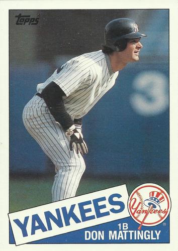 1985 Topps Super #4 Don Mattingly Front