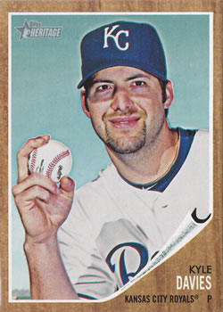 2011 Topps Heritage #433 Kyle Davies Front