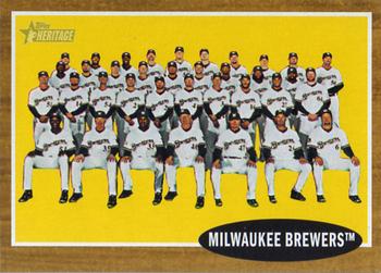 2011 Topps Heritage #61 Milwaukee Brewers Front