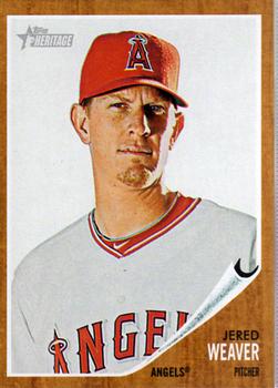 2011 Topps Heritage #96 Jered Weaver Front