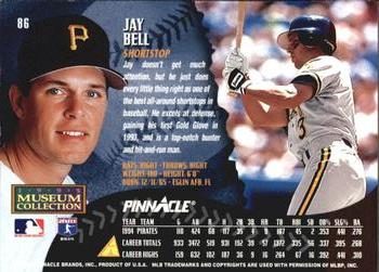 1995 Pinnacle - Museum Collection #86 Jay Bell Back
