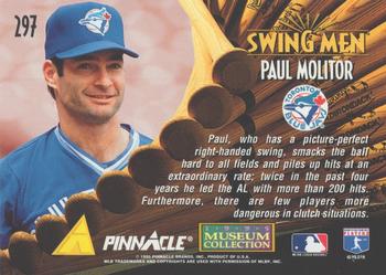 1995 Pinnacle - Museum Collection #297 Paul Molitor Back