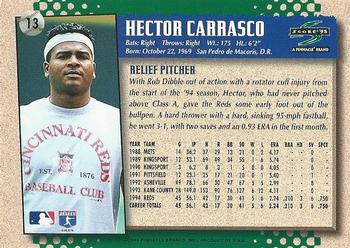 1995 Score #13 Hector Carrasco Back