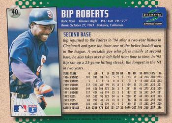 1995 Score #40 Bip Roberts Back