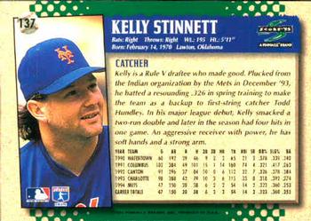 1995 Score #137 Kelly Stinnett Back