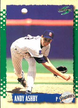 1995 Score #175 Andy Ashby Front