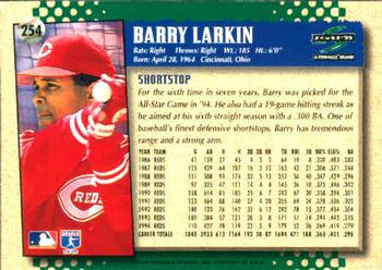 1995 Score #254 Barry Larkin Back