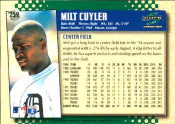 1995 Score #259 Milt Cuyler Back
