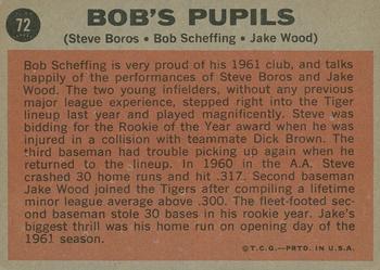 2011 Topps Heritage - 50th Anniversary Buybacks #72 Bob's Pupils / Boros / Scheffing / Wood Back