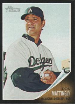 2011 Topps Heritage - Black #C43 Don Mattingly Front