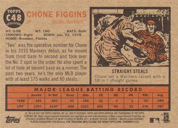 2011 Topps Heritage - Chrome #C48 Chone Figgins Back