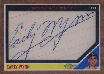 2011 Topps Heritage - Cut Signatures #EW Early Wynn Front