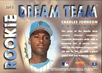 1995 Score - Rookie Dream Team #RDT5 Charles Johnson Back